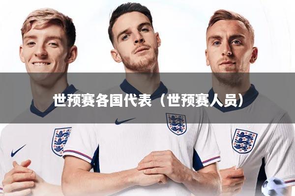 世预赛各国代表（世预赛人员）